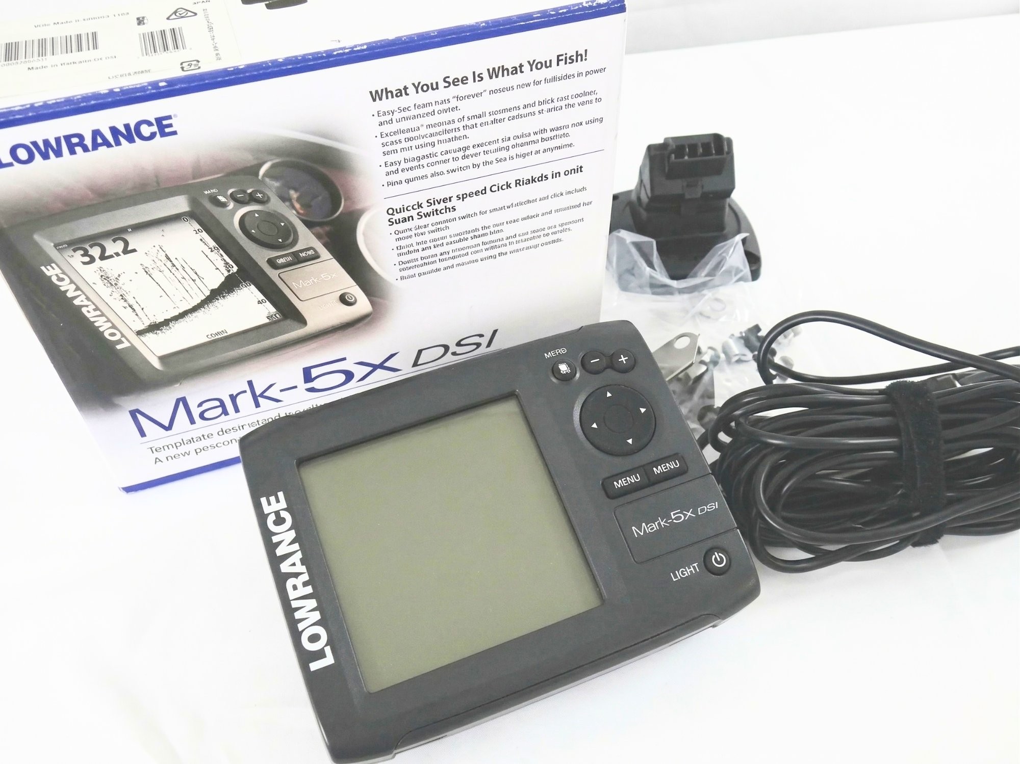 ローランス MARK-5X DSI 説明書なし 魚探 魚群探知機 中古品 ★Y