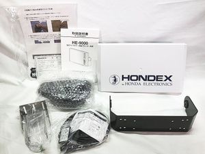 HONDEX ホンデックス HE-9000 9型ワイド バス用 GPS魚探 ※未使用品・補足欄参照 釣