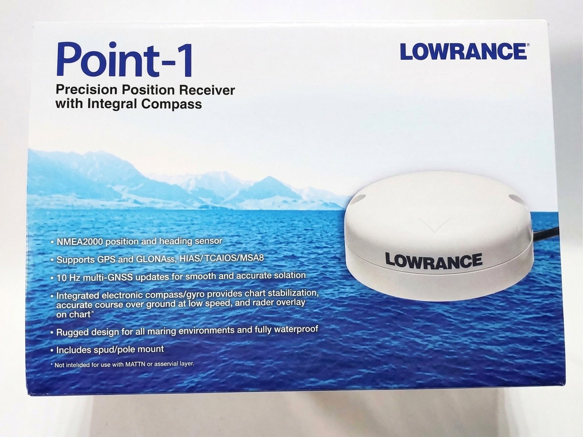 ローランス 魚探アンテナ Point-1 釣具 同時梱包OK LOWRANCE ※画像参照★N